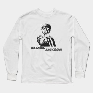 SAMUEL JACKSON T-Shirt Long Sleeve T-Shirt